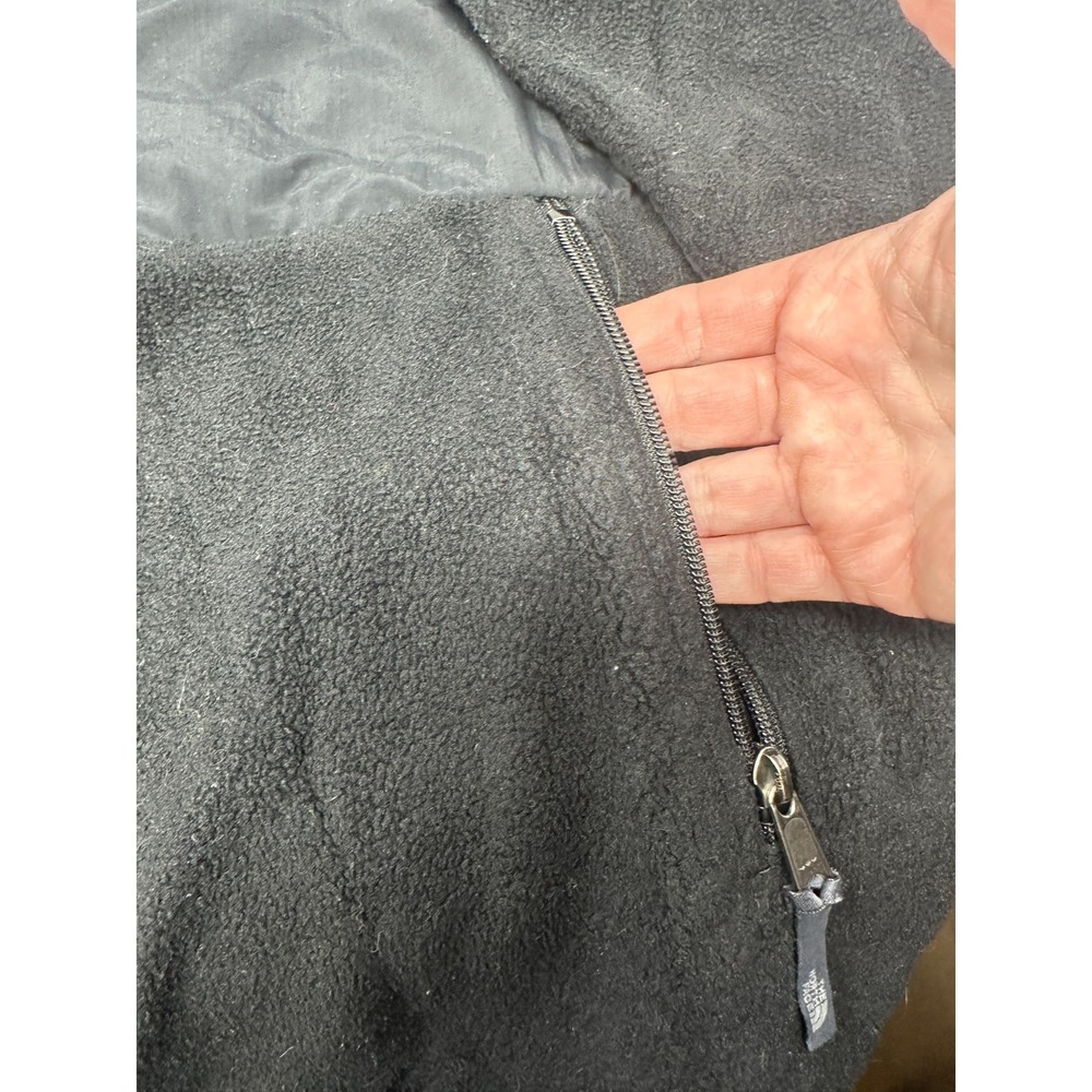 The North Face Jacket Boys Extra Large XL Black Denali Mock Neck Fleece Outdoors - Picture 3 of 12